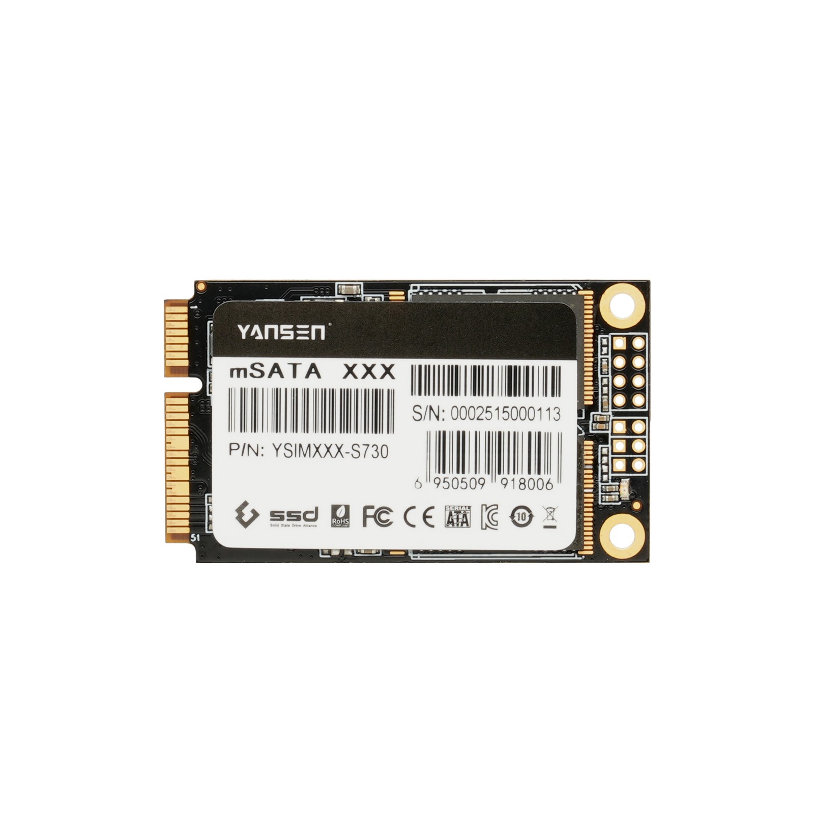 YSIMXXX-S730 mSATA工控级固态硬盘